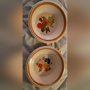 Vintage Mikasa Stone Manor Market Basket Plate